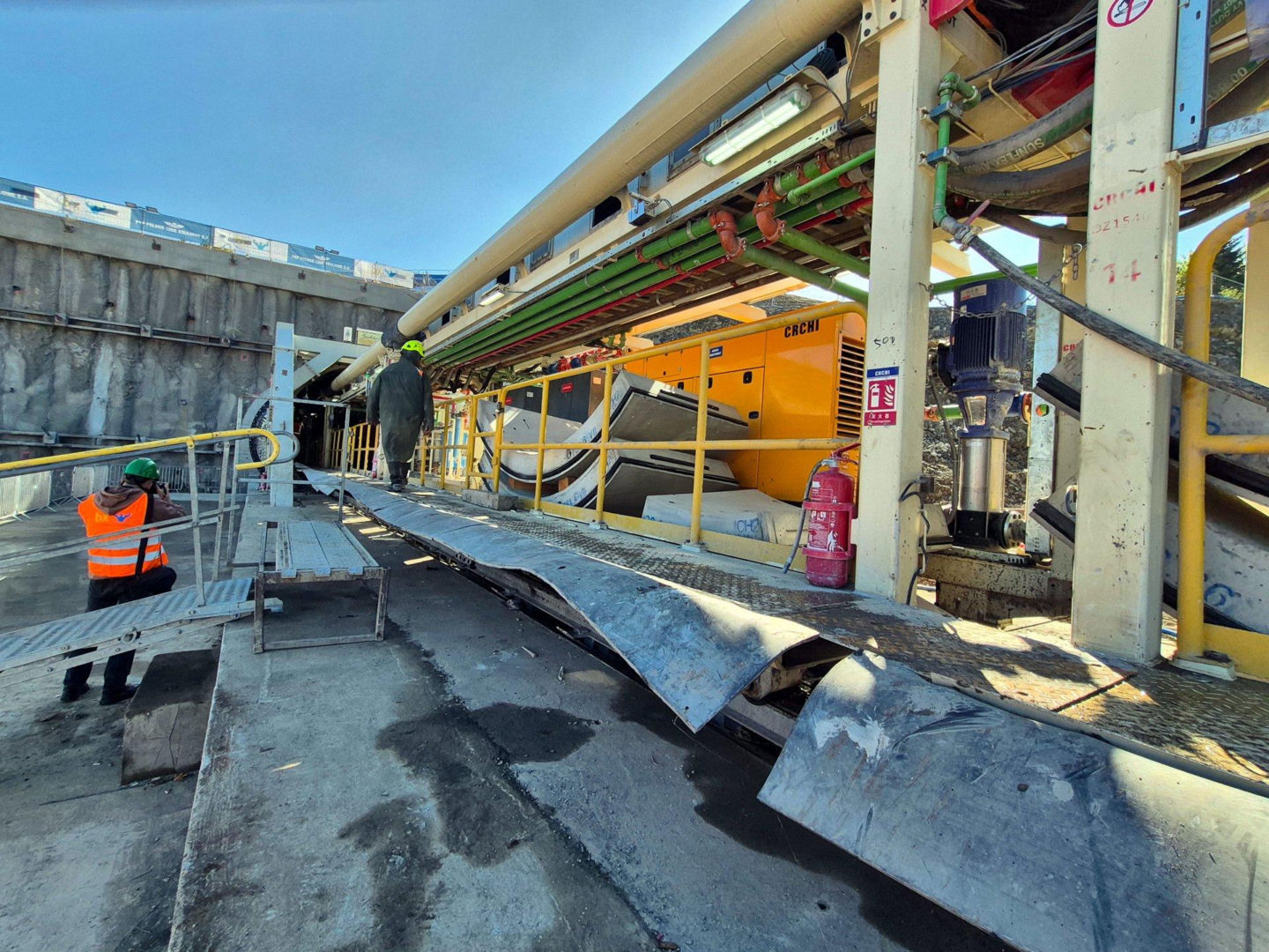 Rozpoczęcie drążenia tunelu ewakuacyjnego Tymbark - Szczyrzyc