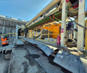 Rozpoczęcie drążenia tunelu ewakuacyjnego Tymbark - Szczyrzyc
