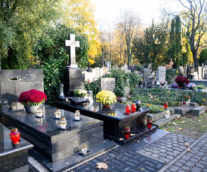 Tak wygląda grób Rajmunda Kaczyńskiego