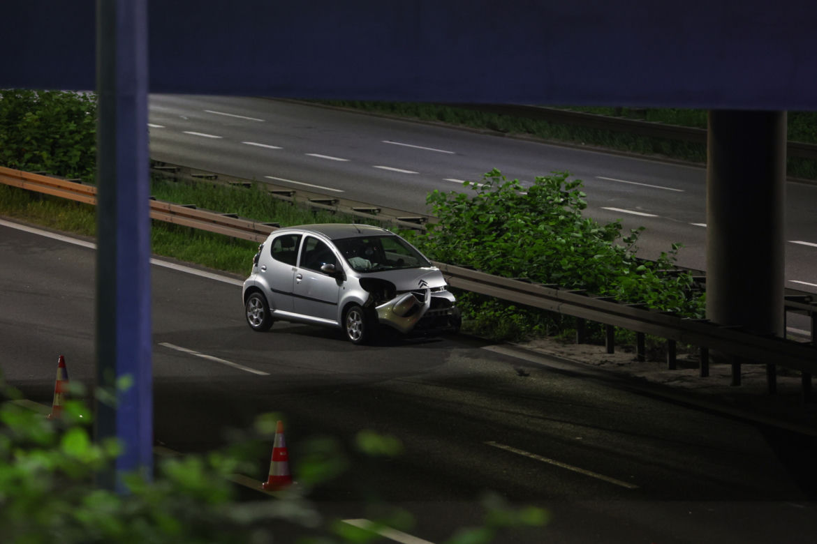 Tragiczny wypadek na autostradzie A4 w Katowicach. Zginął kierowca lexusa