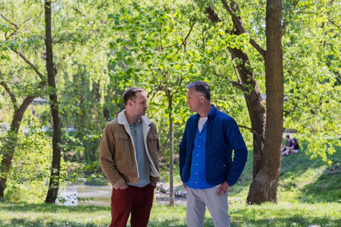 Pierwsza miłość, odcinek 4250. Janek (Maciej Mikołajczyk), Artur (Łukasz Płoszajski)
