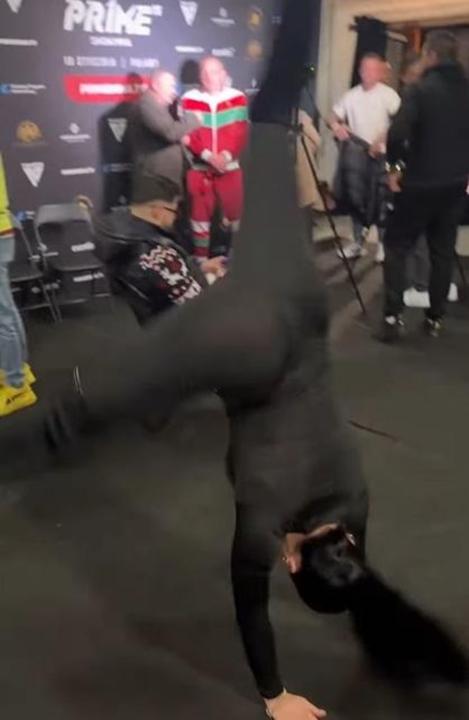 Ewa Brodnicka na konferencji Prime MMA