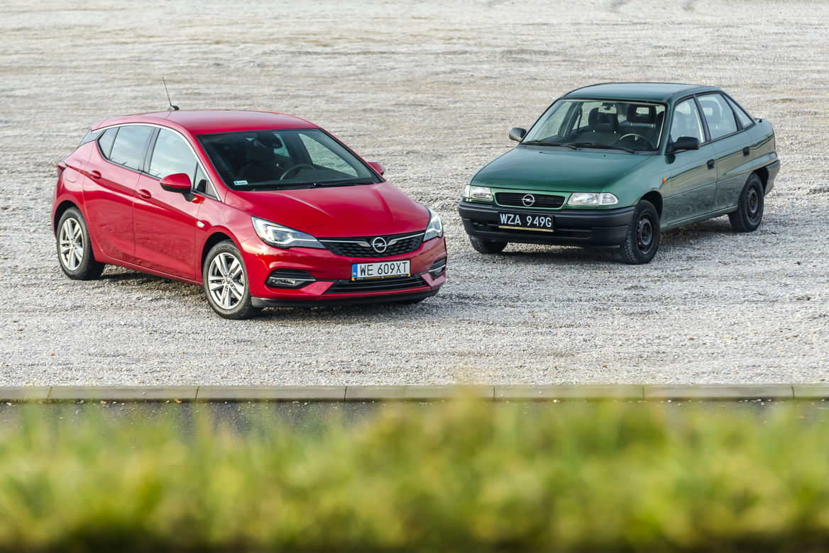 Opel Astra K 1.2 Turbo 130 KM Elegance & Opel Astra Classic F 1.4 8V 60 KM GL Base
