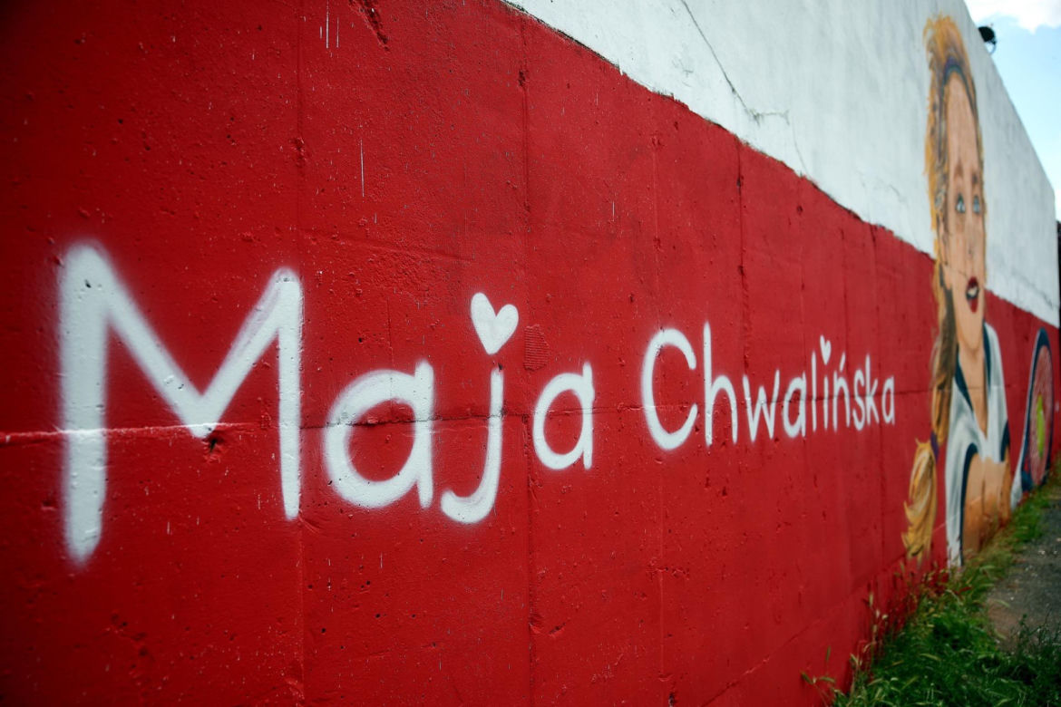 Mural poznańskiego artysty dla Mai Chwalińskiej