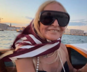 Monika Olejnik podbiła Wenecję. W drogich perłach wybrała się na słynny festiwal