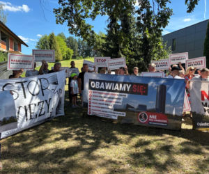 Protest mieszkańców Zabełcza