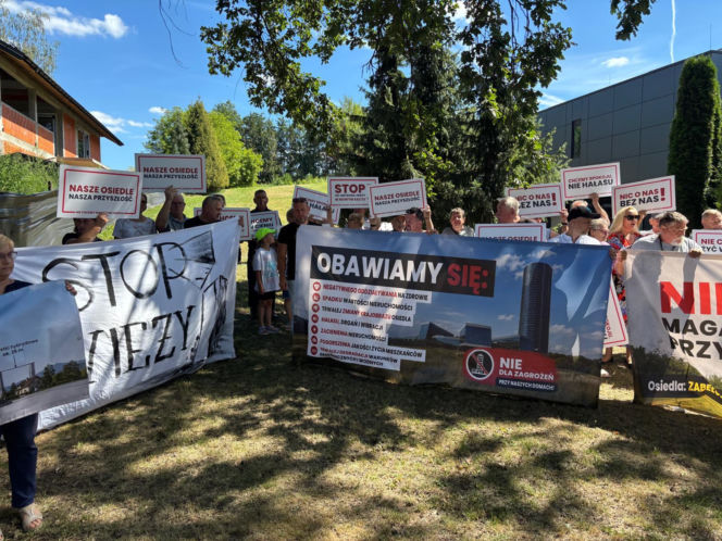 Protest mieszkańców Zabełcza
