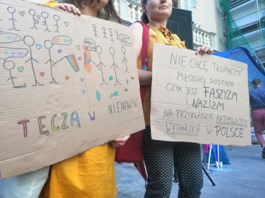 Wieczór poparcia dla LGBT w Krakowie