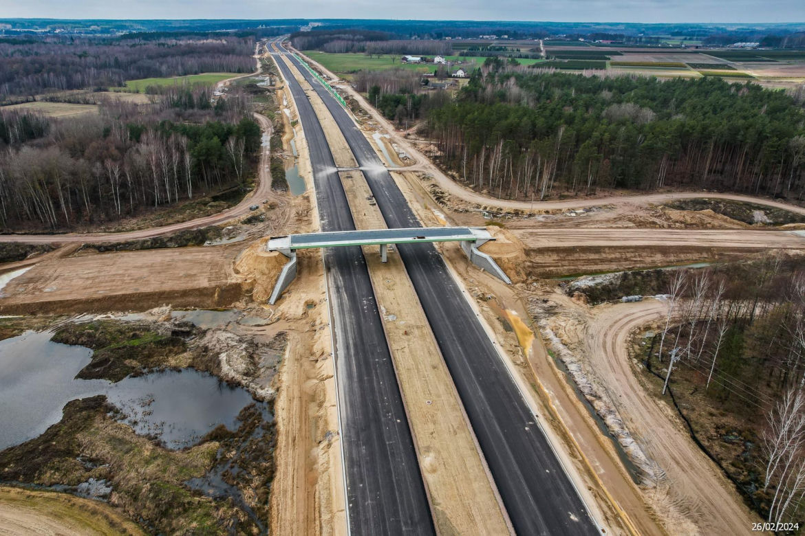 Budowa autostrady A2 Kałuszyn - Groszki