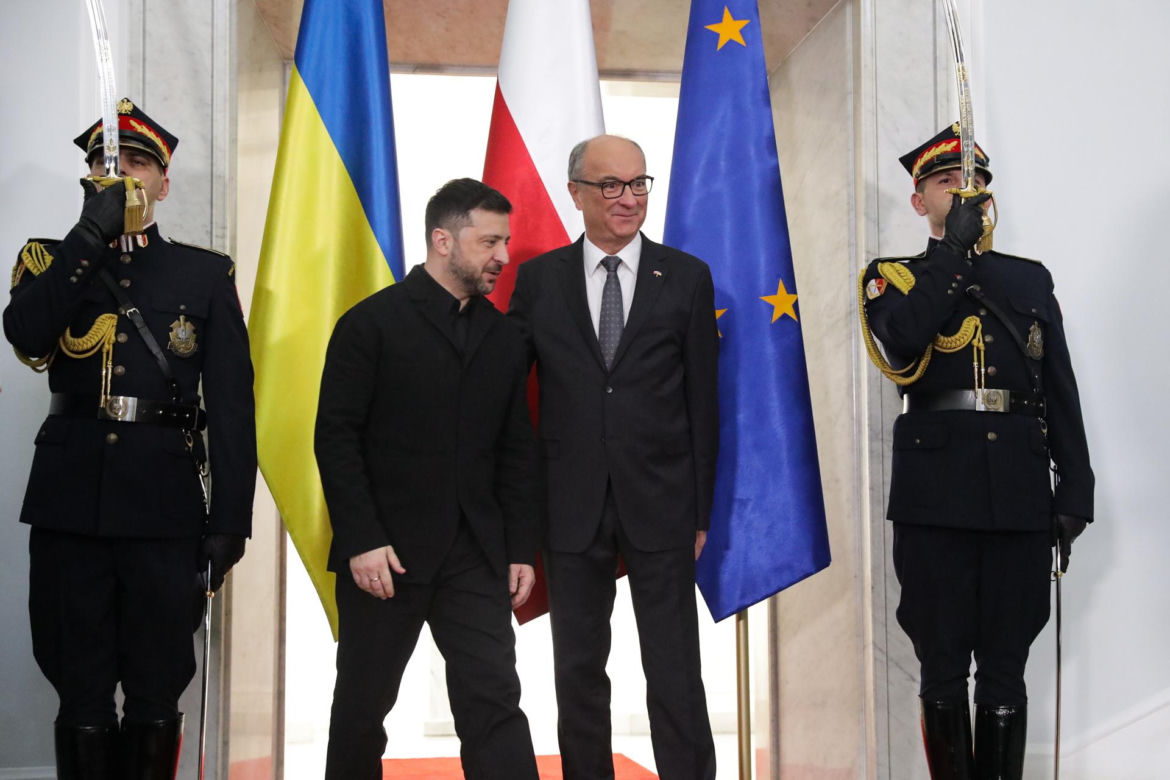 Wołodymyr Zełenski w polskim Sejmie