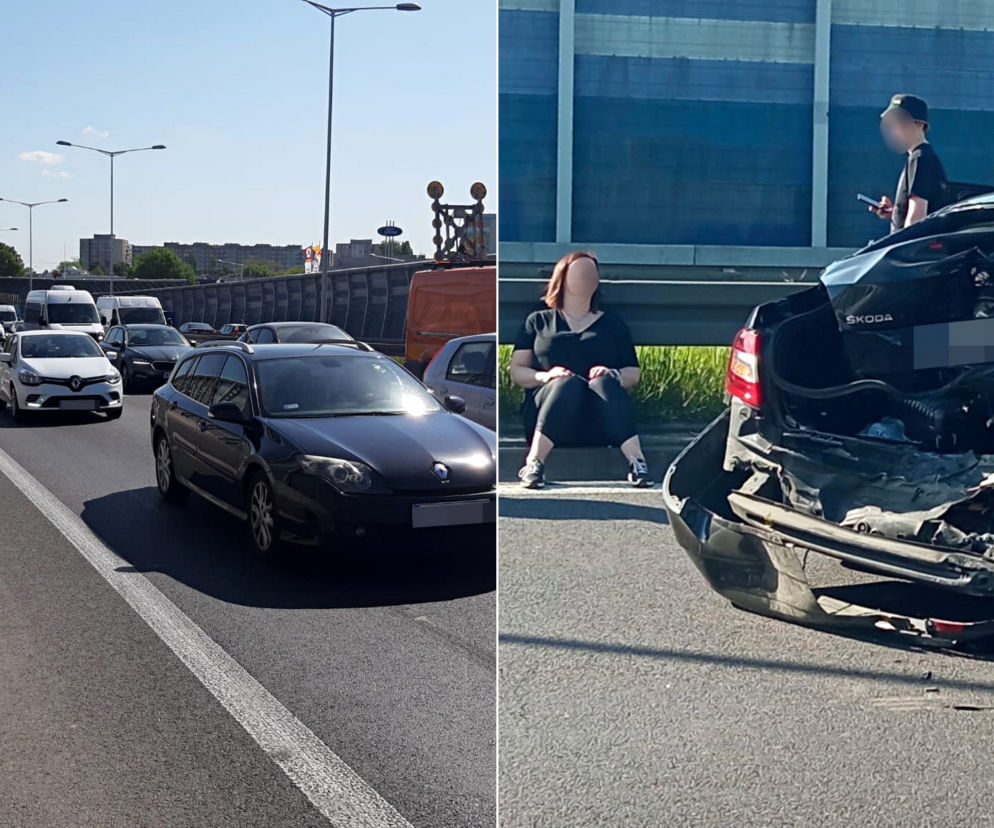 Gigantyczny korek na S8. Kierowcy mogli skorzystać tylko z jednego pasa. Doszło do kolizji
