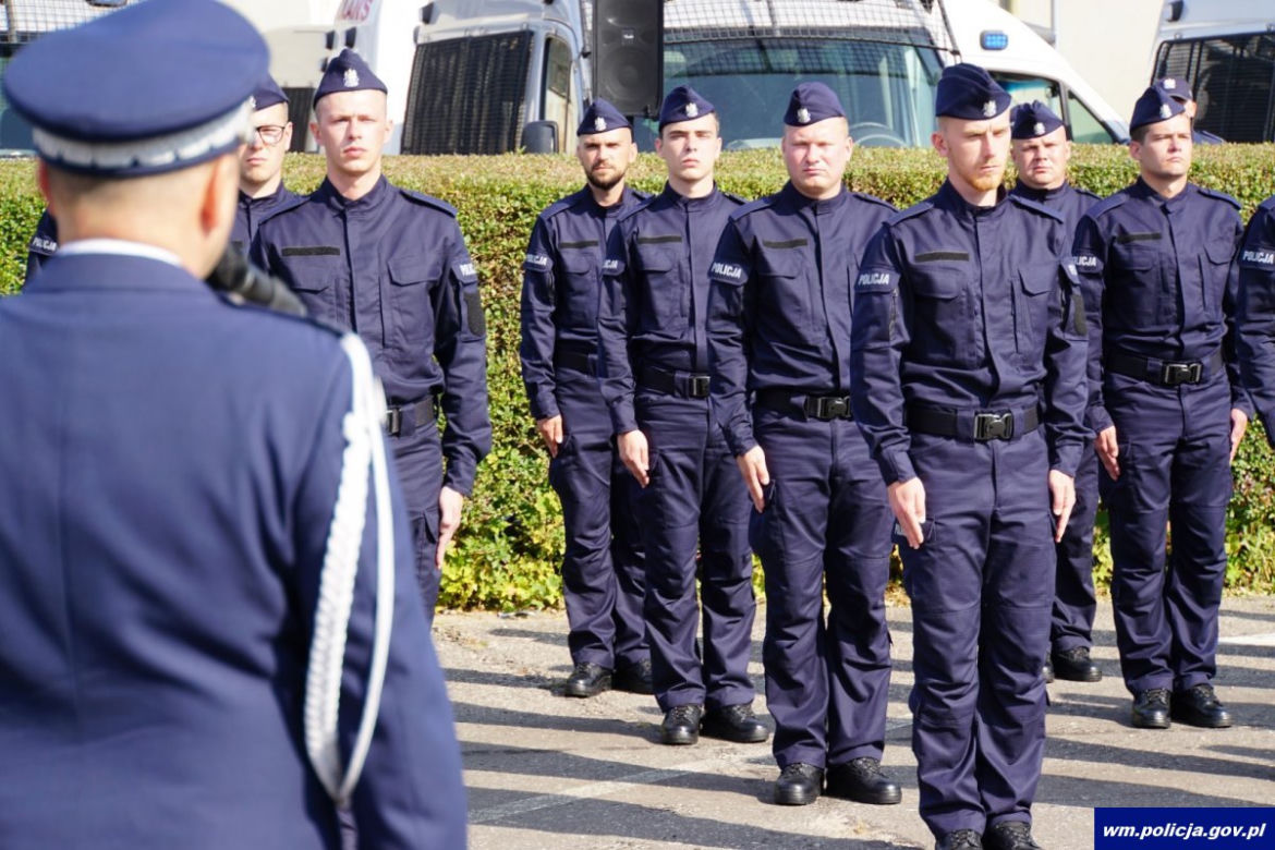 Nowi policjanci na Warmii i Mazurach