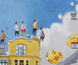 Nowy mural na Pradze. Brzozowski znów stworzył Warszawę na ścianie 