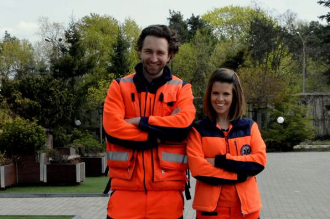 Na sygnale. Piotr (Dariusz Wieteska), Martyna (Monika Mazur)