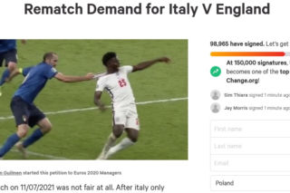Anglicy chcą POWTÓRZENIA finału EURO 2020. Włoch ciągnął Anglika jak niewolnika. Petycję podpisało już 100 tysięcy ludzi!