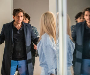 Papiery na szczęście, odcinek 1. Kris (Mateusz Kmiecik), Marta (Adriana Kalska)