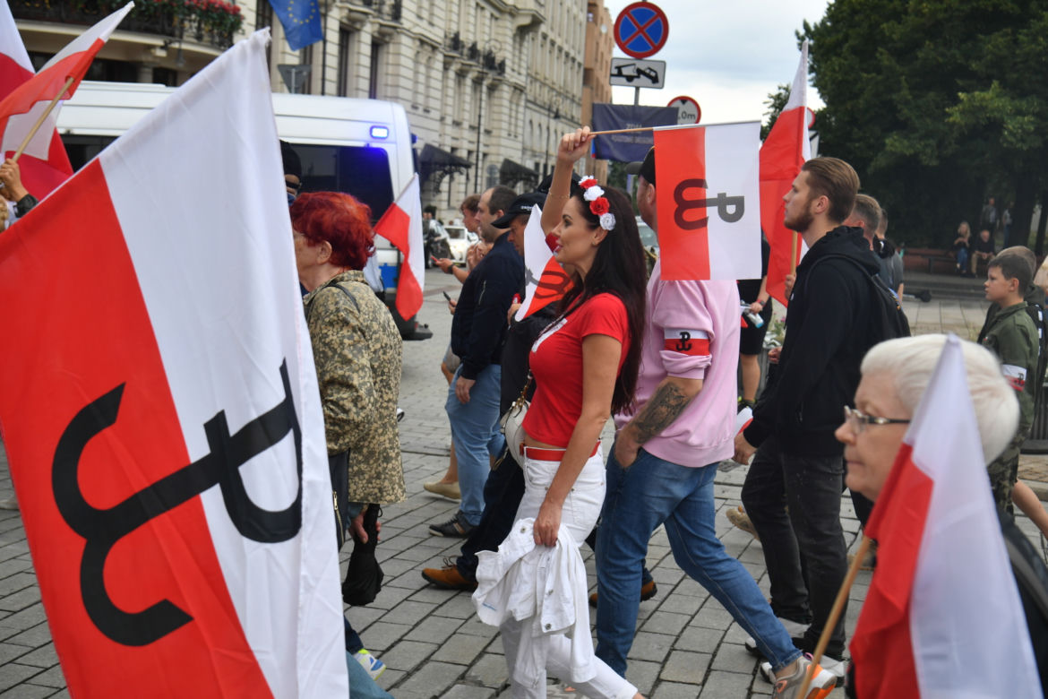 Zdjęcia z Marszu Powstania Warszawskiego