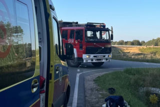 14-latek na hulajnodze zderzył się z samochodem