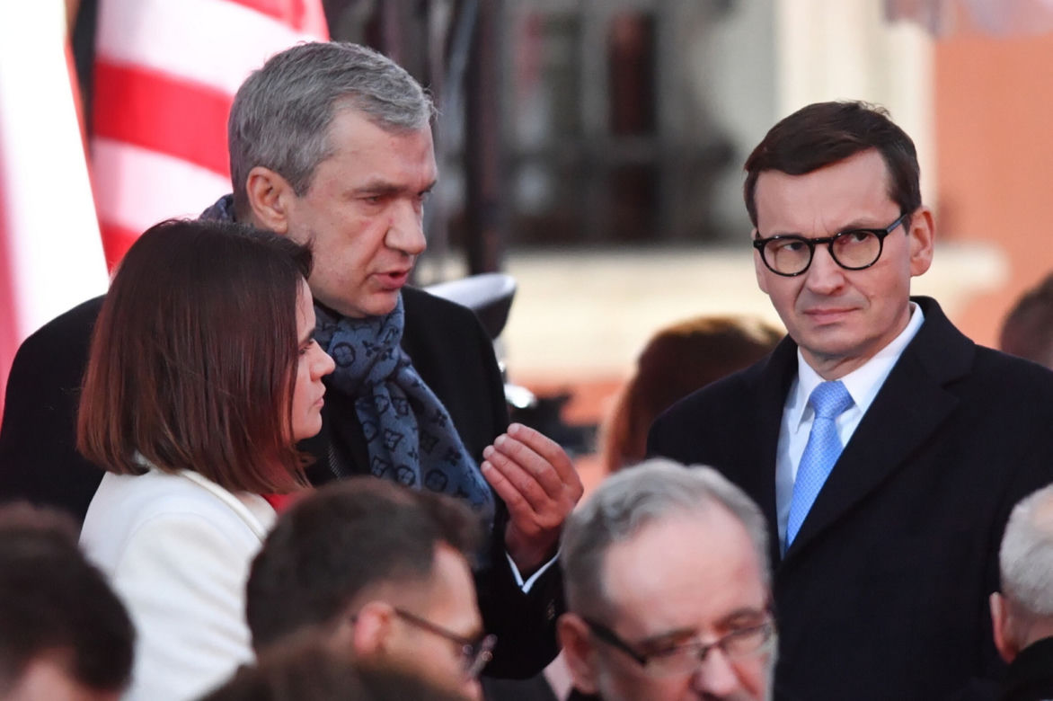 Wizyta prezydenta Joe Bidena w Miasto Stołeczne Warszawa - Plac Zamkowy
