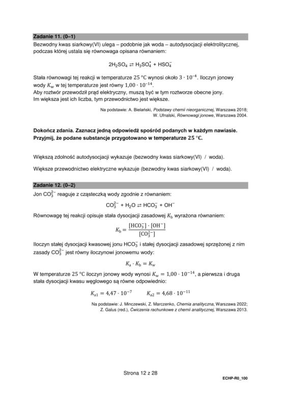 Matura 2026 Chemia FORMUŁA 2015: Arkusz CKE