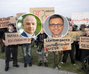 „Do dymisji!” Gorąco na spotkaniu w sprawie data center pod Piasecznem. Mieszkańcy ruszyli na władze