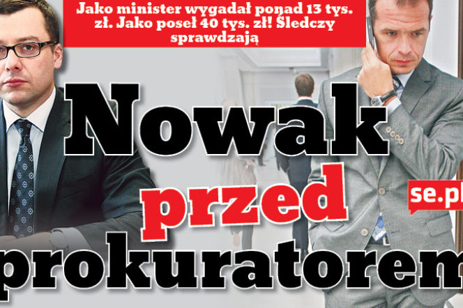 Nowak przed prokuratorem