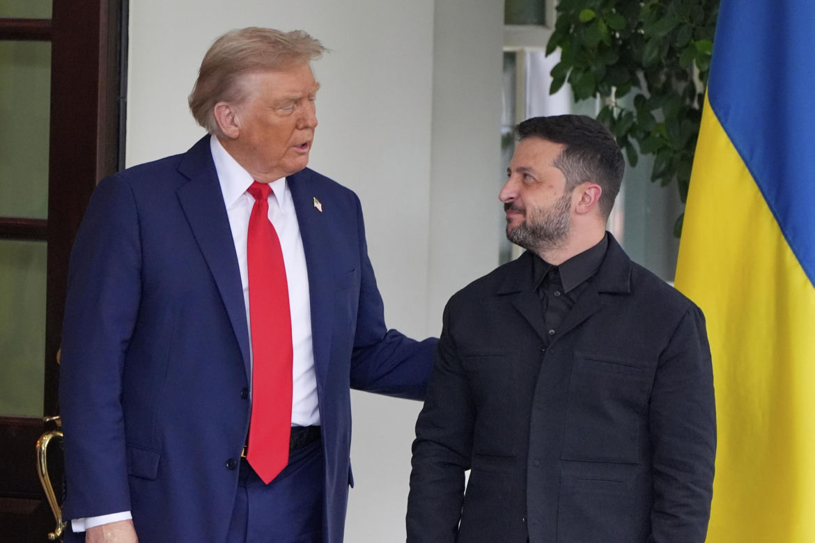 Trump i Zełeński w Białym Domu