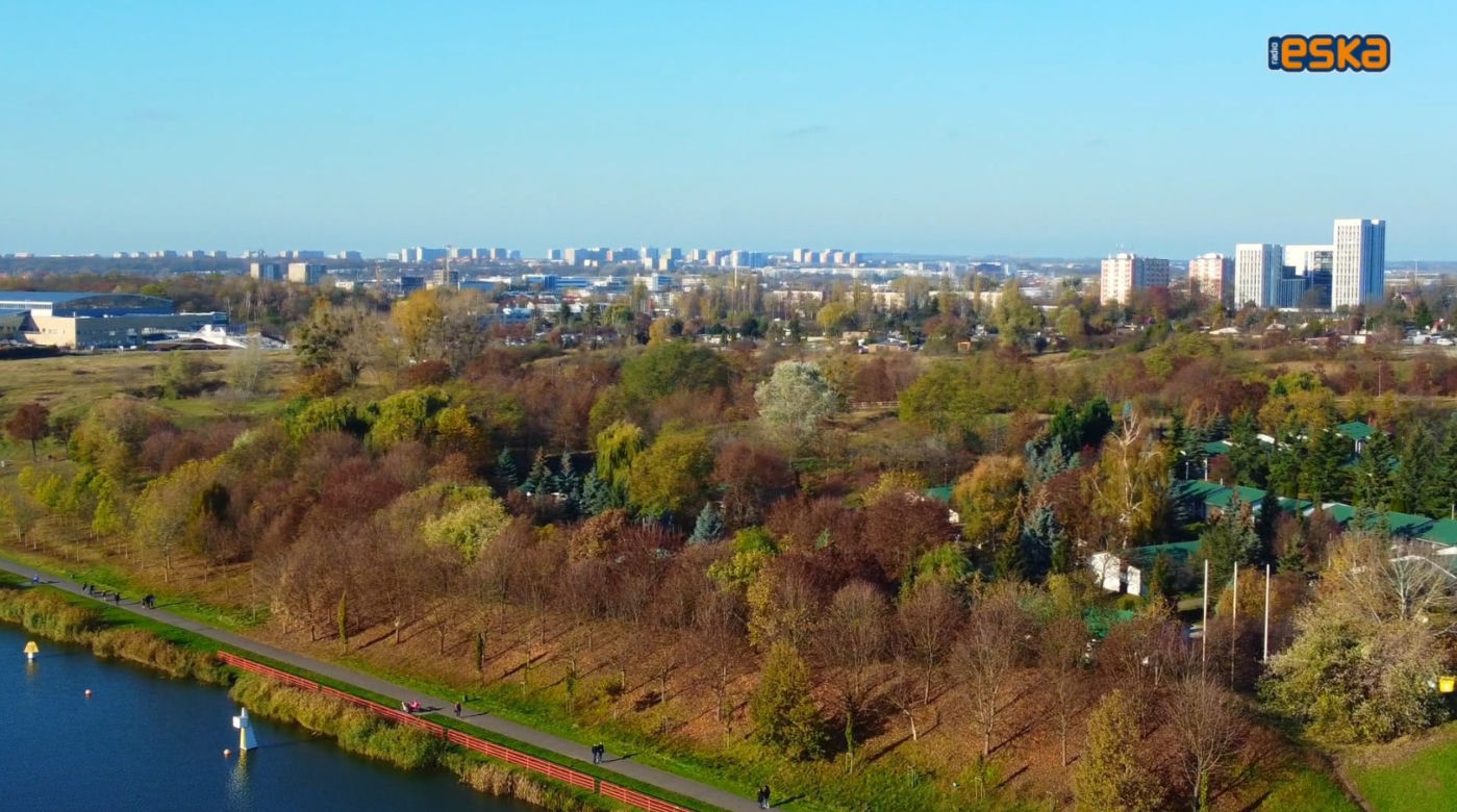 Poznańska Malta z lotu ptaka