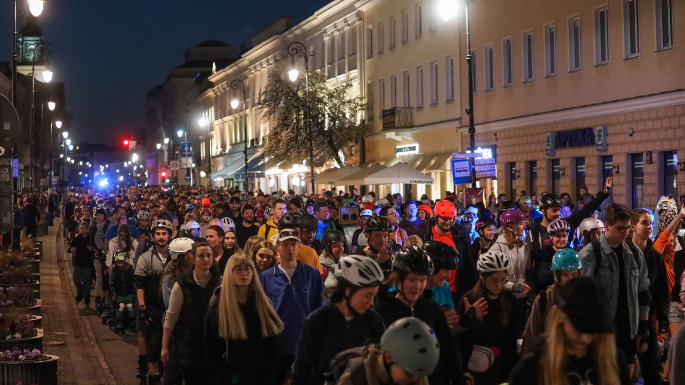 Rolkarze przejechali przez stolicę. Setki uczestników [ZDJĘCIA]