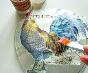 Decoupage na szkle