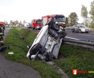 Groźny wypadek na zakopiance w Gaju