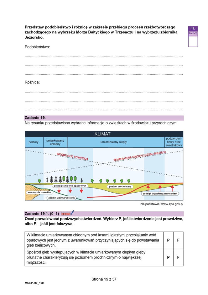 Próbna matura 2026 geografia. Wszystkie ODPOWIEDZI i ARKUSZE CKE i 15.01.2026.