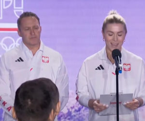 Wpadka podczas ślubowania olimpijczyków! To słowo stanowiło największy problem. Nerwowy moment