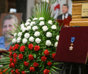 Alaksandr Milinkiewicz spoczął na warszawskich Powązkach