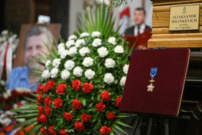 Alaksandr Milinkiewicz spoczął na warszawskich Powązkach