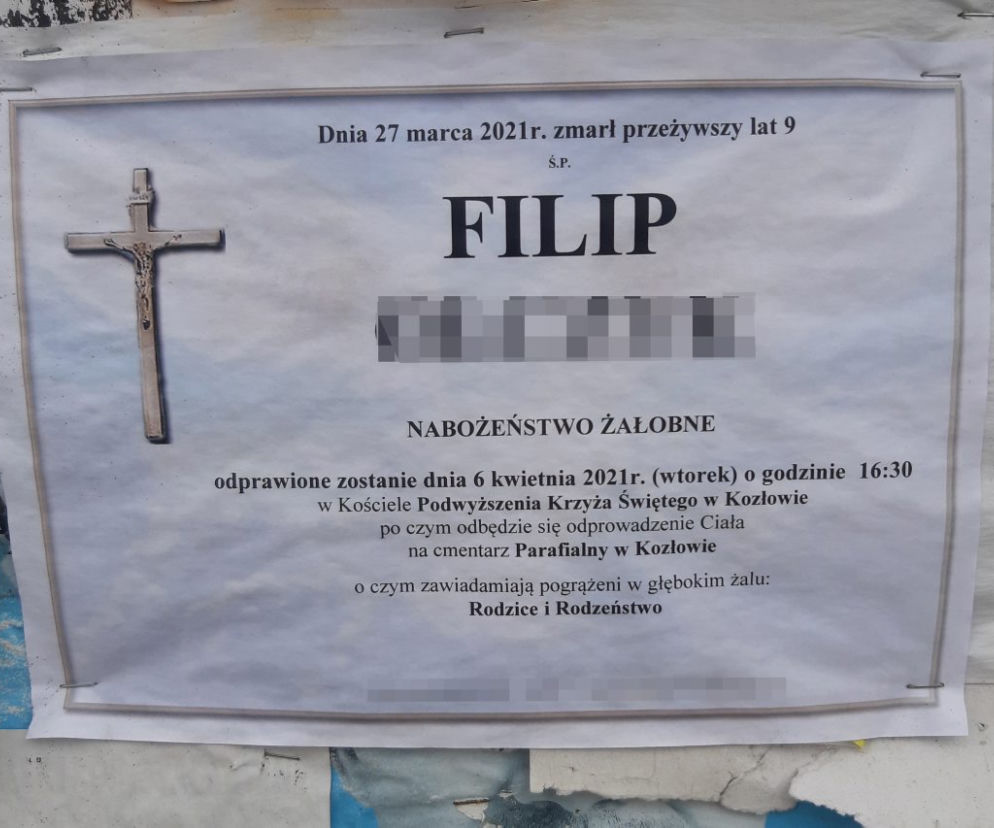 Pogrzeb zamordowanego Filipa O. Z KozŁowa