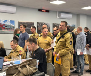 Strażacy ze świętokrzyskiego badają się w pracy