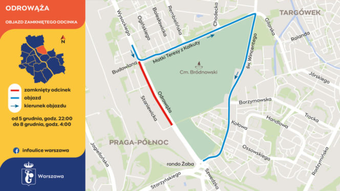 Szczegółowa mapa zmian