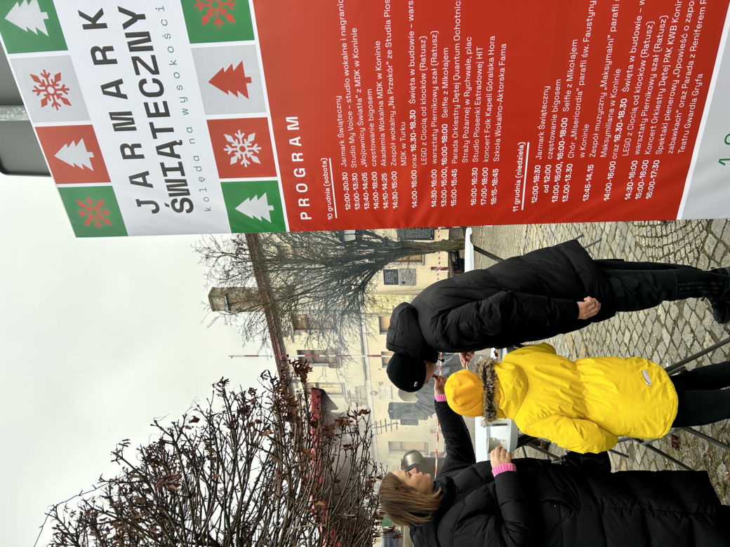 Jarmark świąteczny w Koninie