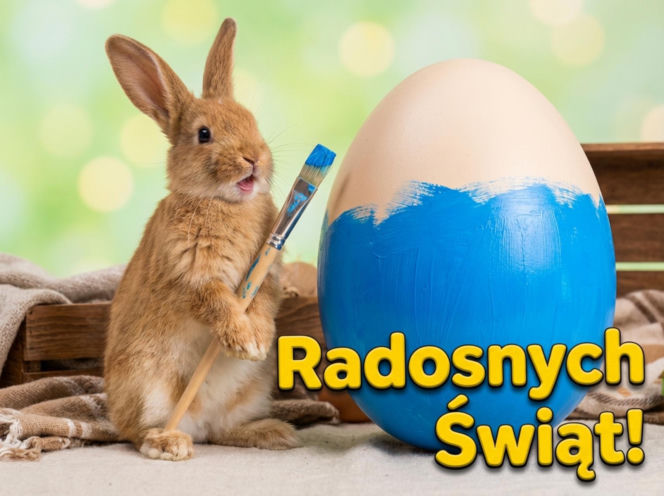 Kartka świąteczna na Wielkanoc
