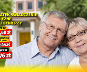 Dodatki emeryckie. Waloryzacja 3,48 procent