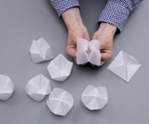 DIY: lampa origami