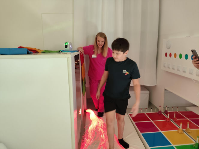 To jedyna taka sala w regionie. Pomaga dzieciom zapomnieć, że są w szpitalu. Sala Doświadczania Świata