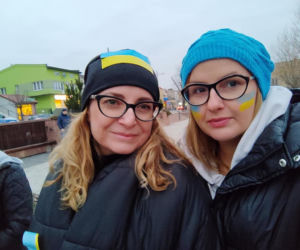 Starachowice solidarne z Ukrainą. Wiec poparcia na Rynku