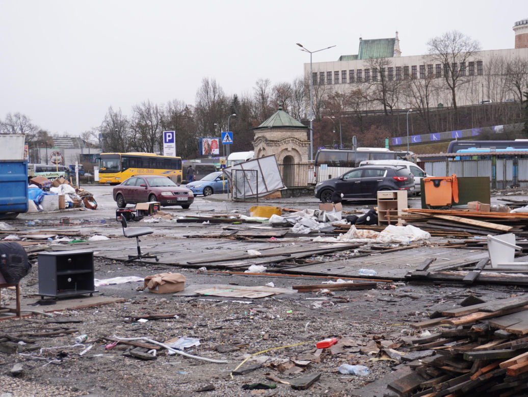 Targ przy ul. Ruskiej w Lublinie to już historia