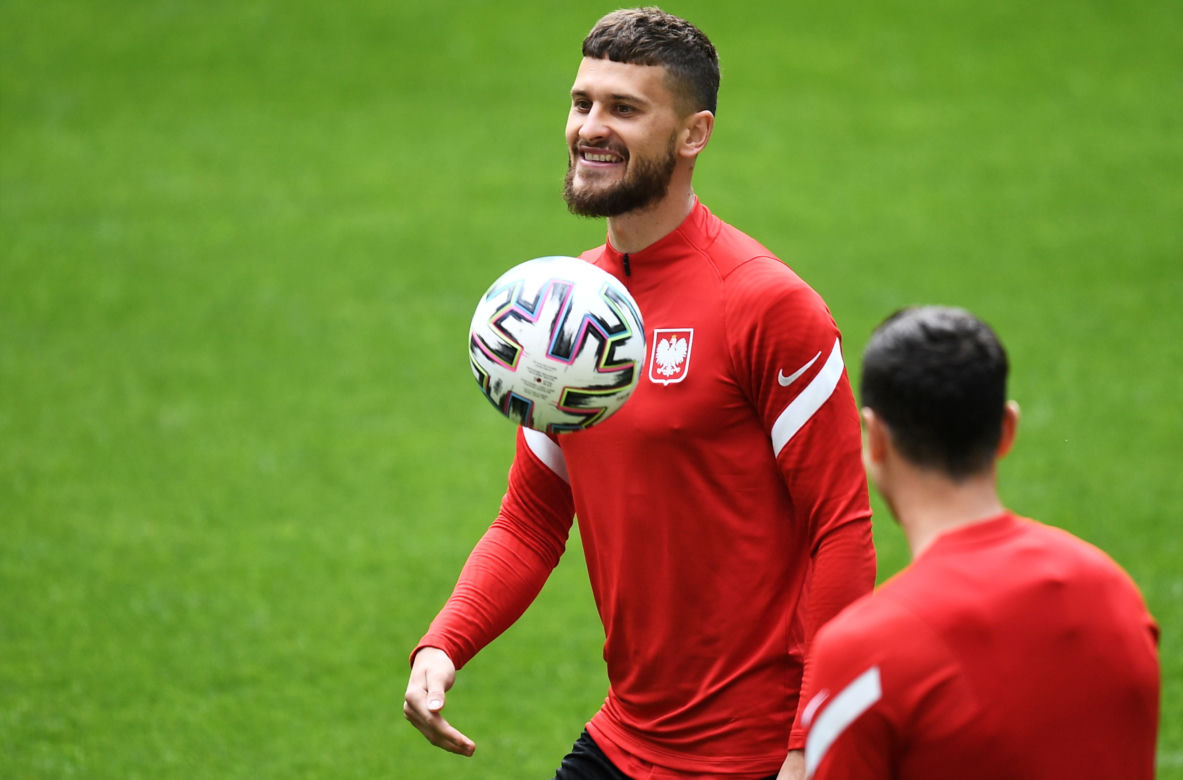 Euro 2021: Polacy w dobrych nastrojach podczas treningu przed meczem ze Słowacją [ZDJĘCIA]