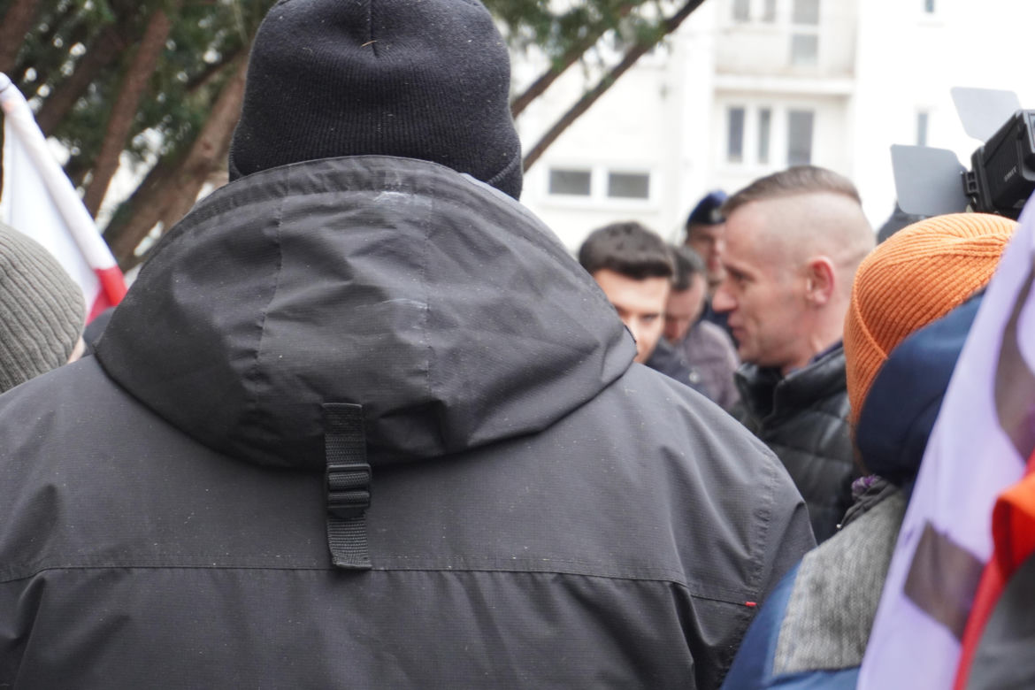 Protest rolników w Białymstoku. Przemarsz ulicami miasta 4 marca