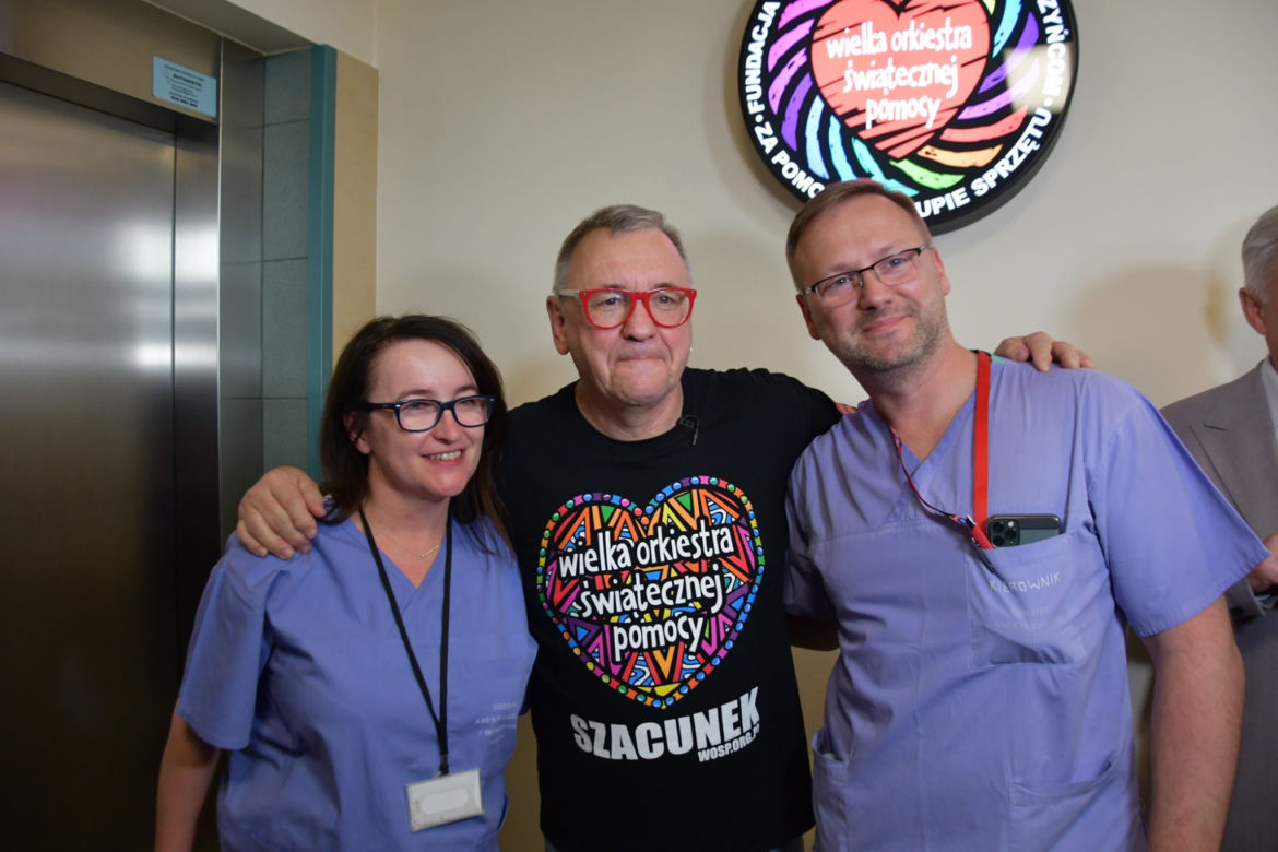 Jurek Owsiak otworzył specjalistyczny pododdział dla noworodków im. WOŚP w Bochni 
