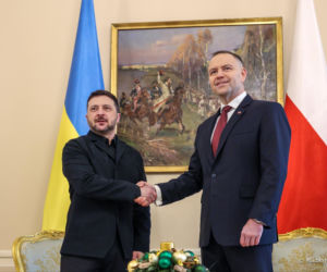 O czym rozmawiali Zełenski i Nawrocki? Wołyń i wojna