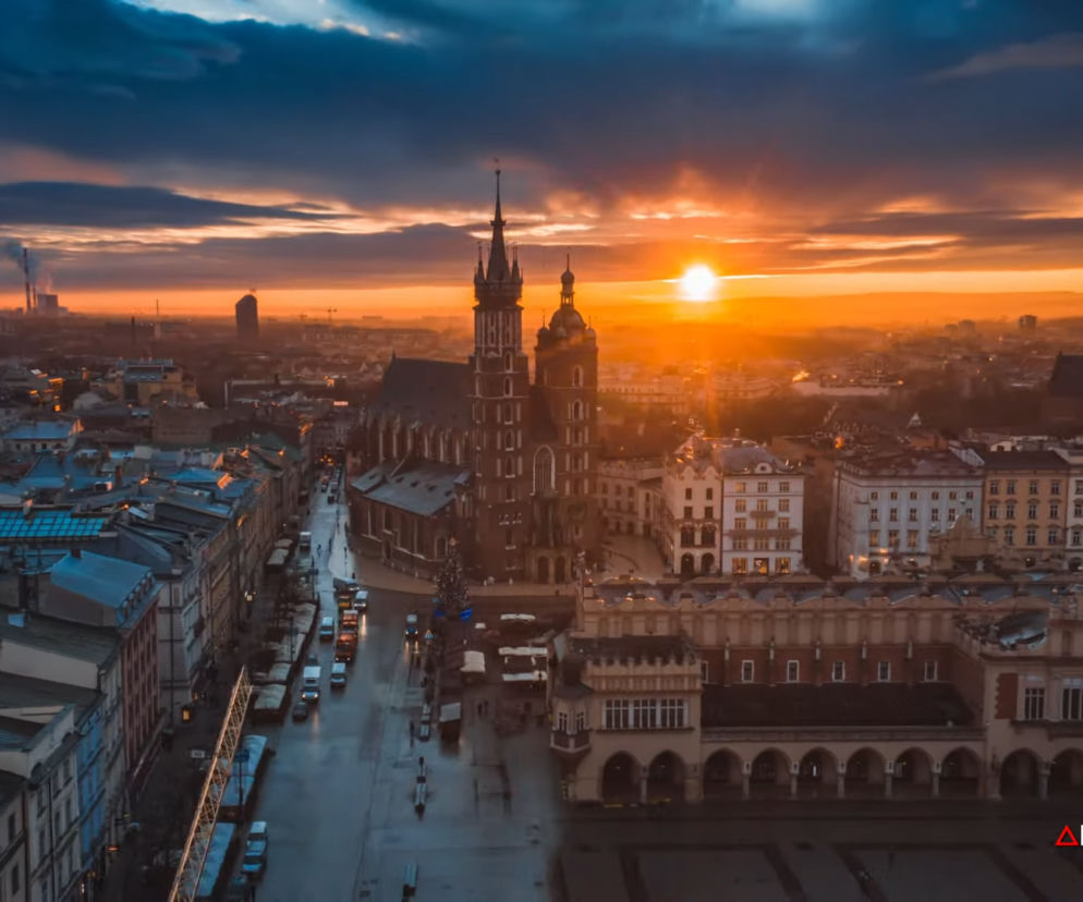 Niesamowite ujęcia Krakowa z drona. Robią ogromne wrażenie!